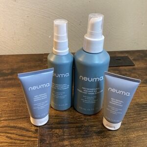 Neuma Hair Care‎ Set Shampoo Conditioner Argan Oil Treatment Leave In Spray